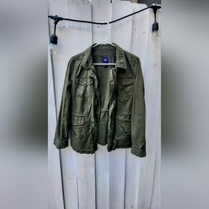 Gap Factory Green Utility/Anorak Jacket